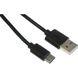 Кабель USB - USB Type-C, 1м, BoraSCO 20545 Black