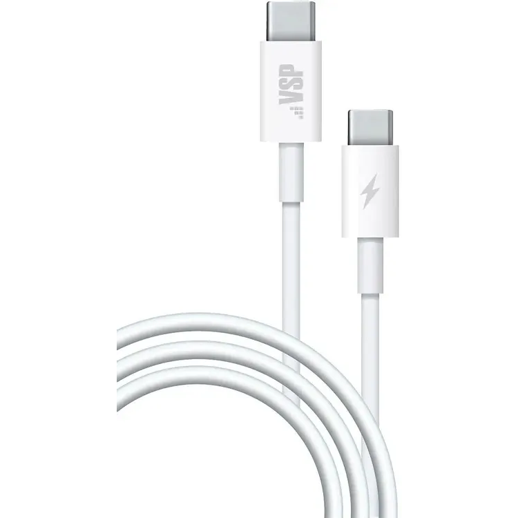 Кабель USB Type-C - USB Type-C, 1м, BoraSCO 38526 White