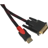 Кабель HDMI - DVI, 1.5м, PREMIER PCB582 (PCB582-1.5)