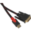 Кабель HDMI - DVI, 1.5м, PREMIER PCB582 - PCB582-1.5