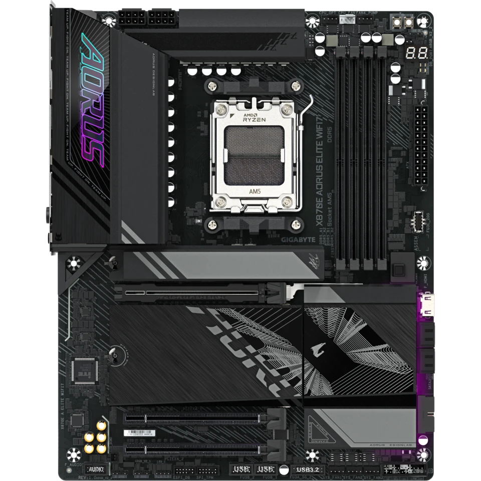 Материнская плата Gigabyte X870E AORUS ELITE WIFI7 (rev. 1.1/1.2)
