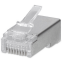 Коннектор RJ-45 Cabeus 8P8C-SH-FC, 100 шт.
