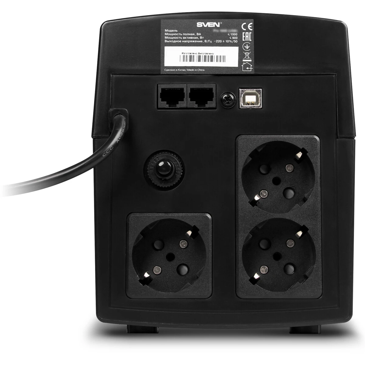 ИБП Sven Pro 1500 (LCD, USB) - SV-013875 - фото 2
