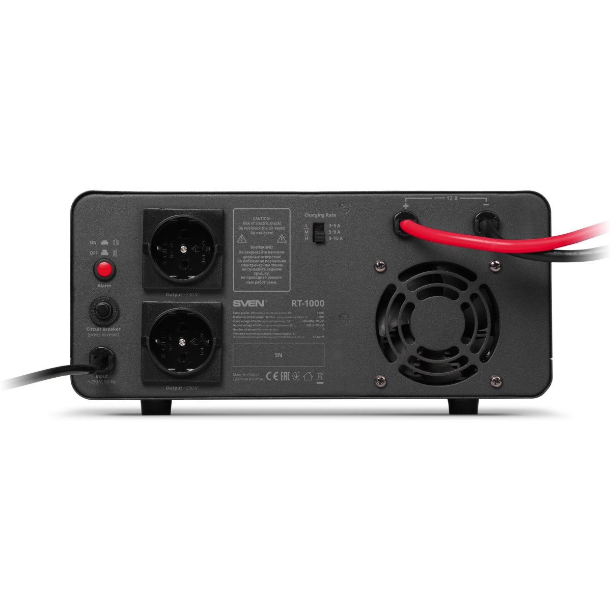 ИБП Sven RT-1000 - SV-013110 - фото 4