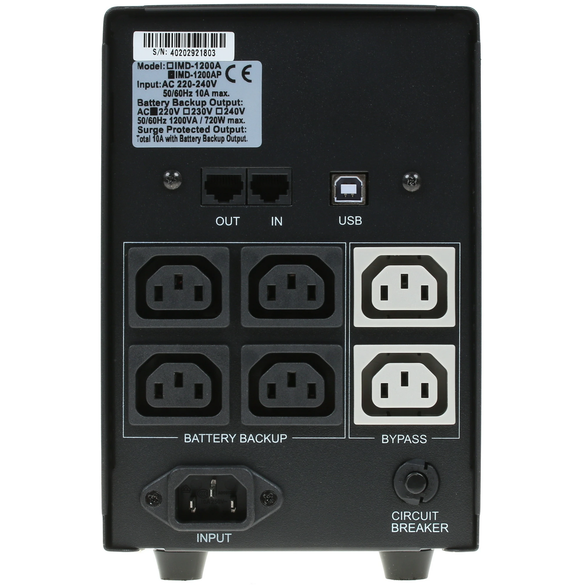 ИБП Powercom Imperial IMD-1200AP - фото 4