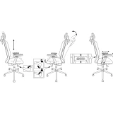 Офисное кресло Бюрократ MC-612N-H Blаck (MC-612N-H/B/418B)