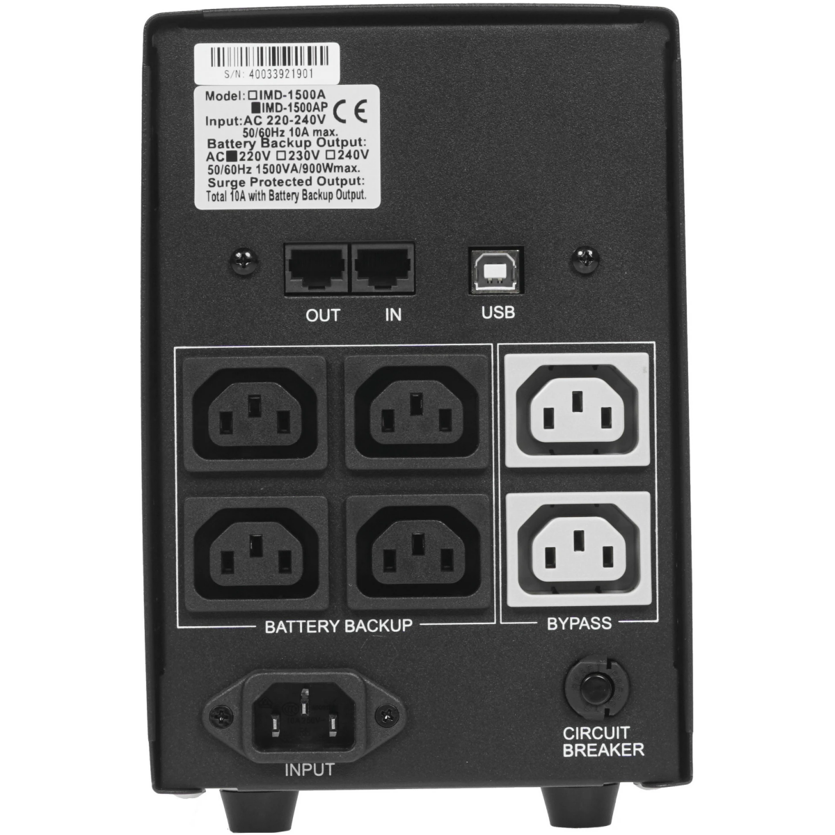 ИБП Powercom Imperial IMD-1500AP - фото 3