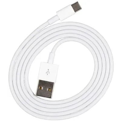 Кабель USB - USB Type-C, 2м, Zibelino ZDAP-U-C-12W-2M-WHT