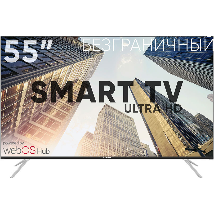 ЖК телевизор Soundmax 55" SM-LED55M06SU - SM-LED55M06SU\W