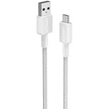 Кабель USB - USB Type-C, 0.9м, Anker 322 White (A81H5G21)