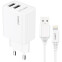 Сетевое зарядное устройство PERO TC02 White + Lightning Cable - ТС02W2AL