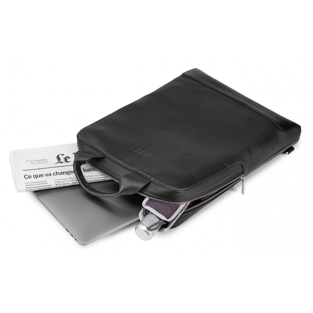 Сумка для ноутбука Moleskine Classic Leather Black (ET84UDBVBK) - фото 4
