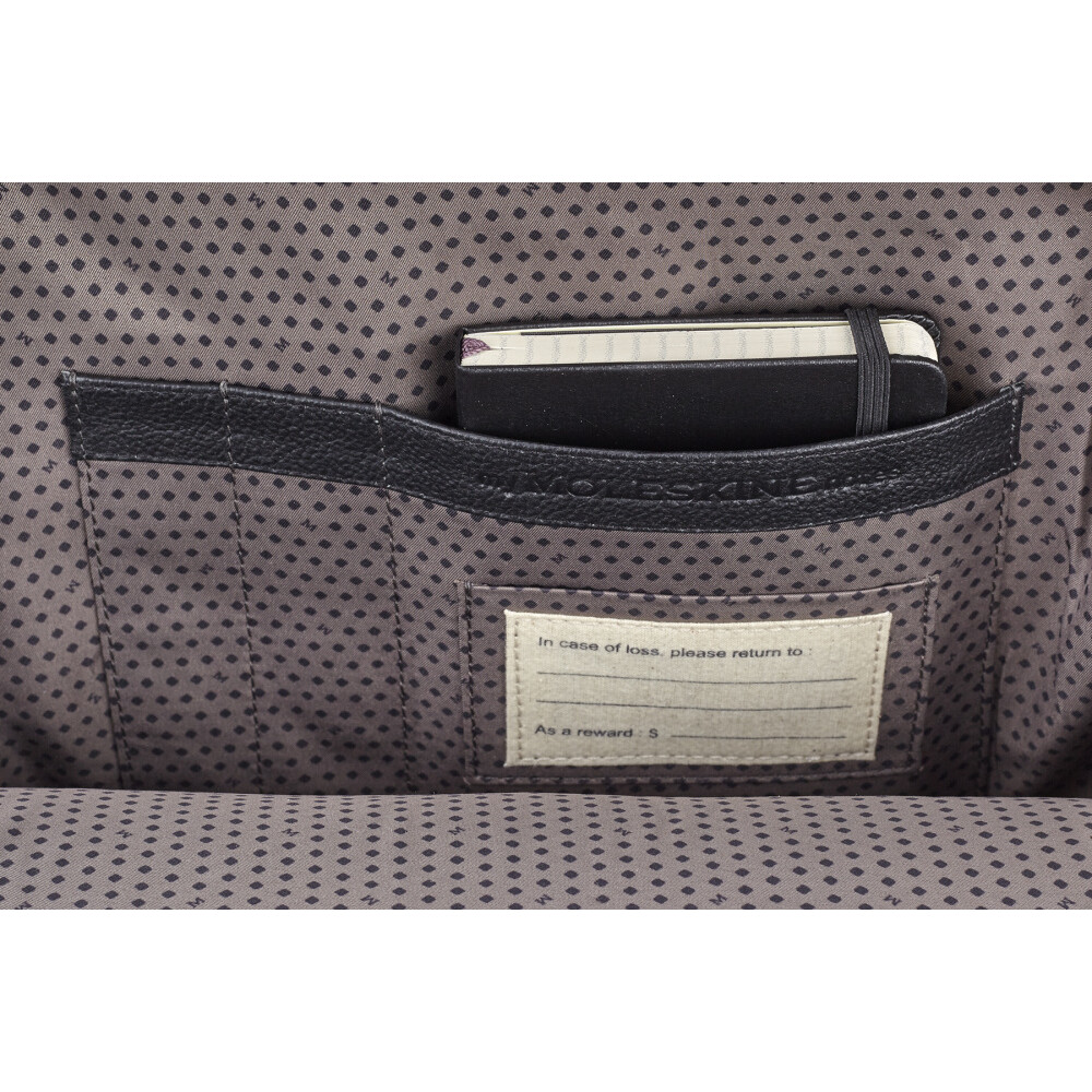 Сумка для ноутбука Moleskine Classic Leather Black (ET84UDBVBK) - фото 6