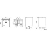 Реле промежуточное DKC IR-230AC-3CO-D