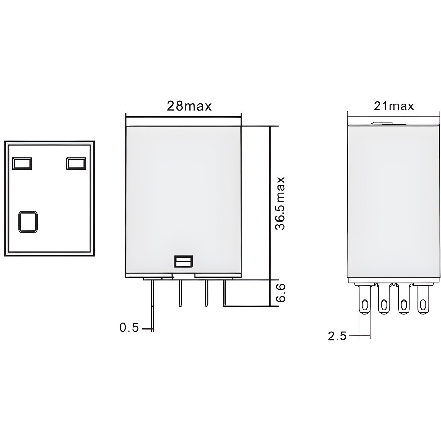 Реле промежуточное DKC IR-230AC-4CO - фото 6