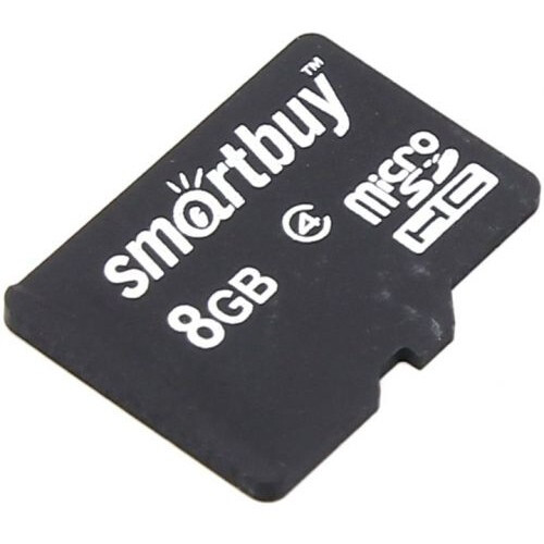 Карта памяти 8GB MicroSD SmartBuy (SB8GBSDCL4-00)