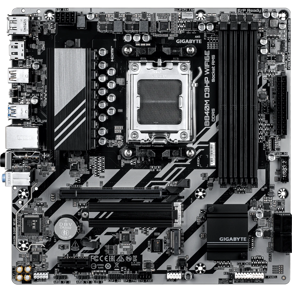 Материнская плата Gigabyte B840M D3HP WIFI6E