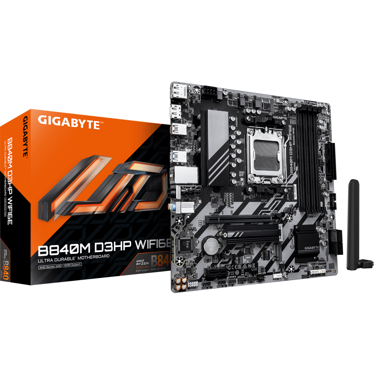 Материнская плата Gigabyte B840M D3HP WIFI6E - фото 4
