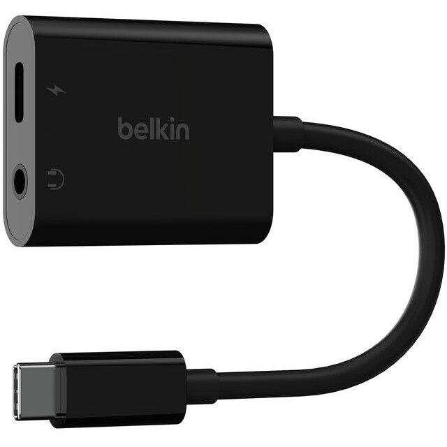 Кабель USB Type-C - 3.5 Jack/USB Type-C, Belkin NPA004btBK