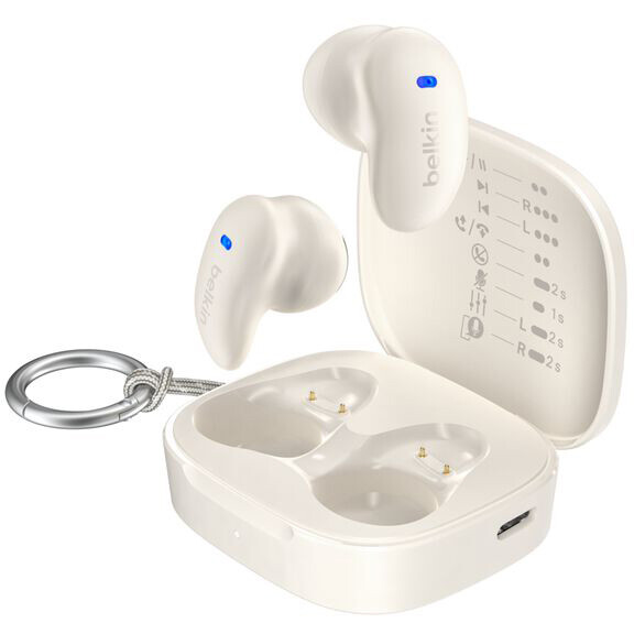 Гарнитура Belkin SoundForm Anywhere Sand - AUC014hqCR - фото 2