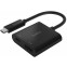 Переходник USB Type-C - HDMI/USB Type-C, 0.13м, Belkin AVC002btBK
