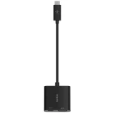 Переходник USB Type-C - HDMI/USB Type-C, 0.13м, Belkin AVC002btBK