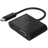Переходник USB Type-C - VGA/USB Type-C (F), 0.13м, Belkin AVC001btBK