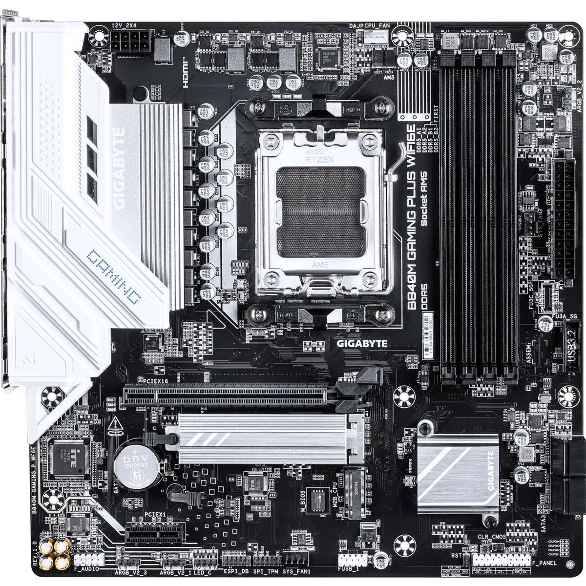 Материнская плата Gigabyte B840M GAMING PLUS WIFI6E