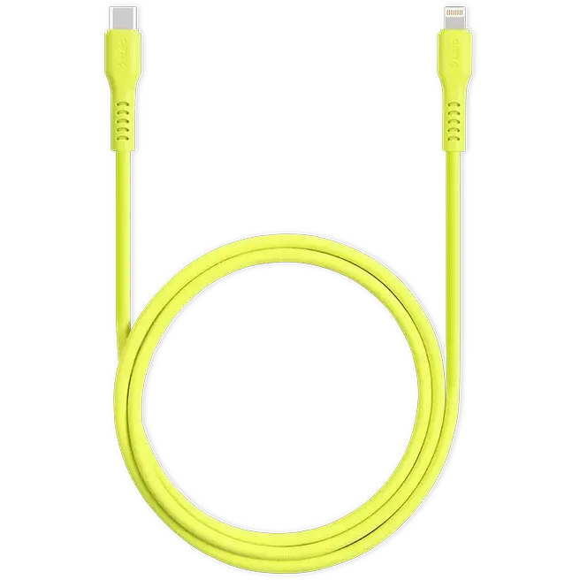 Сетевое зарядное устройство ttec SmartCharger Pro GAN 20W Neon Yellow + Lightning Cable - 2SCG20LNS - фото 6