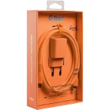 Сетевое зарядное устройство ttec SmartCharger Pro GAN 20W Neon Orange + Lightning Cable (2SCG20LNT)