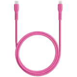 Сетевое зарядное устройство ttec SmartCharger Pro GAN 20W Neon Pink + Lightning Cable (2SCG20LNP)