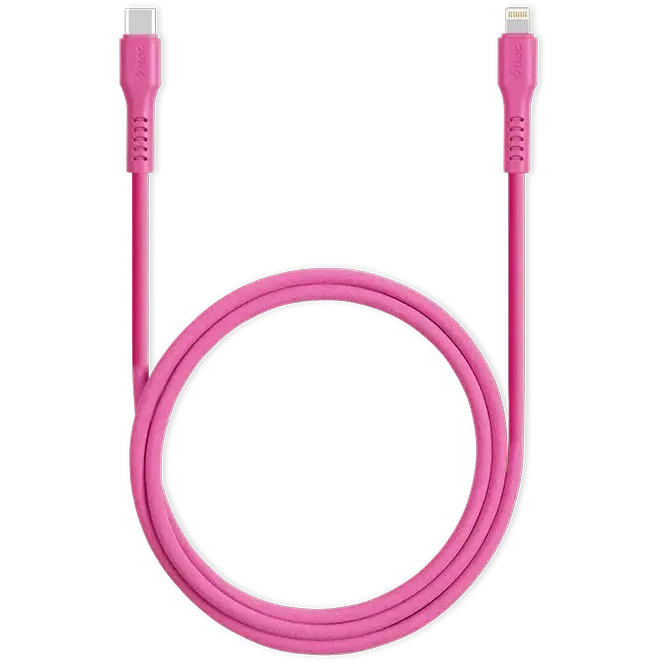 Сетевое зарядное устройство ttec SmartCharger Pro GAN 20W Neon Pink + Lightning Cable - 2SCG20LNP - фото 6