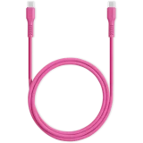 Сетевое зарядное устройство ttec SmartCharger Pro GAN 20W Neon Pink + USB-C Cable (2SCG20CNP)