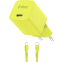 Сетевое зарядное устройство ttec SmartCharger Pro GAN 45W Neon Yellow + USB-C Cable - 2SCG45CNS