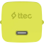 Сетевое зарядное устройство ttec SmartCharger Pro GAN 45W Neon Yellow + USB-C Cable - 2SCG45CNS - фото 3