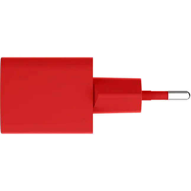 Сетевое зарядное устройство ttec SmartCharger Pro GAN 45W Neon Red + USB-C Cable - 2SCG45CNK - фото 4