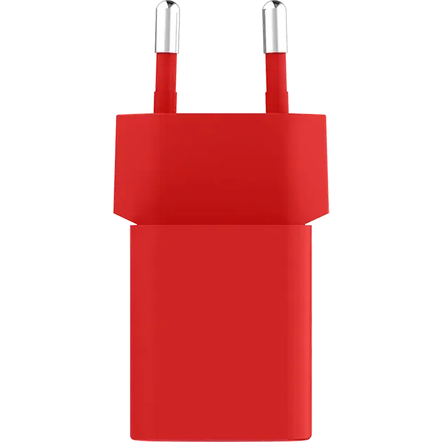 Сетевое зарядное устройство ttec SmartCharger Pro GAN 45W Neon Red + USB-C Cable - 2SCG45CNK - фото 5