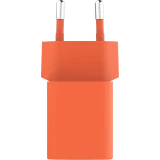 Сетевое зарядное устройство ttec SmartCharger Pro GAN 45W Neon Orange + USB-C Cable (2SCG45CNT)