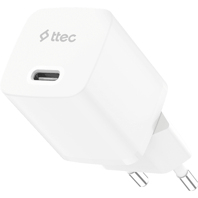 Сетевое зарядное устройство ttec SmartCharger Pro GAN 30W White - 2SCG30B