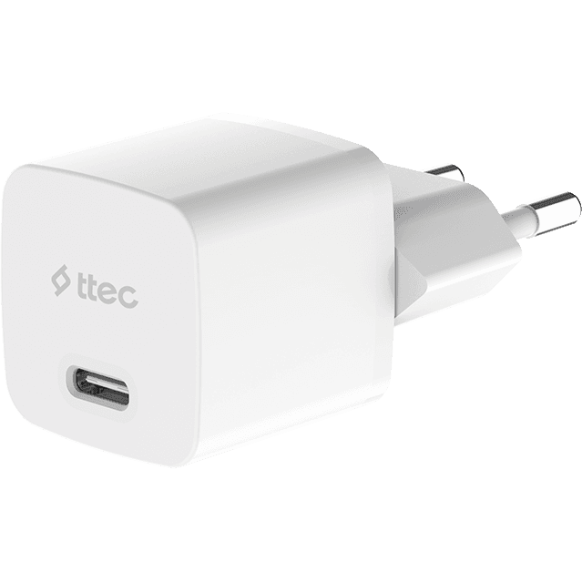 Сетевое зарядное устройство ttec SmartCharger Pro GAN 30W White - 2SCG30B - фото 2