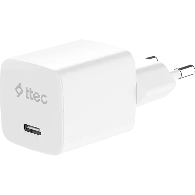 Сетевое зарядное устройство ttec SmartCharger Pro GAN 45W White - 2SCG45B - фото 2