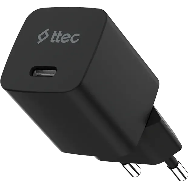 Сетевое зарядное устройство ttec SmartCharger Pro GAN 45W Black - 2SCG45S