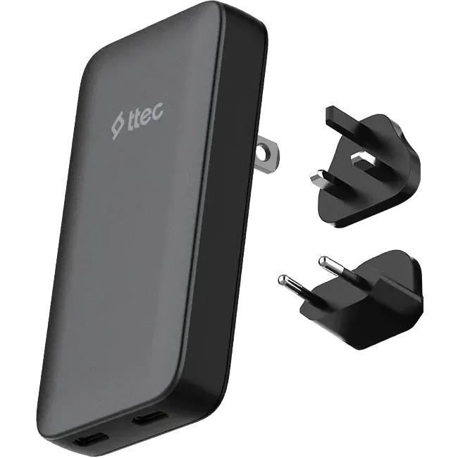 Сетевое зарядное устройство ttec SmartCharger Trio 65W Black - 2SCG06S