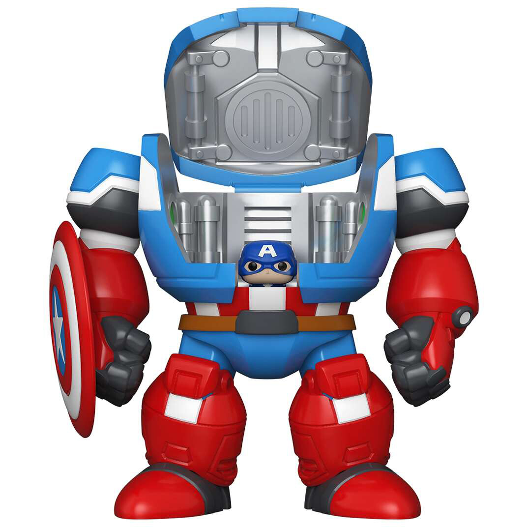 Фигурка Funko Bitty POP! Bitty Bot Marvel What If Captain America Mech with Captain America - 91388