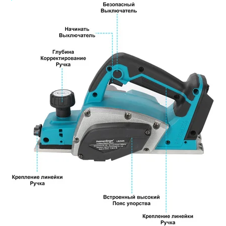 Рубанок Makita M1902B - фото 4