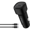Автомобильное зарядное устройство ttec SmartCharger PD 30W + USB-C Cable - 2CKP01CS
