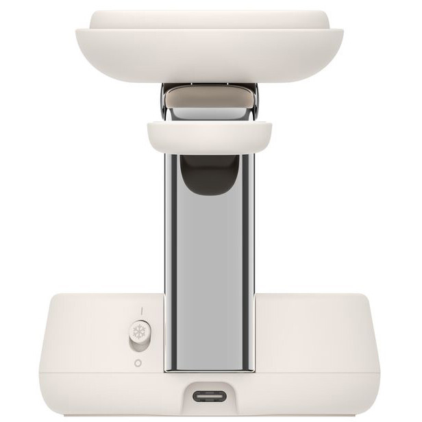 Беспроводное зарядное устройство Belkin UltraCharge Pro 3-in-1 Magnetic Charging Dock with Qi2 25W Sand - WIZ040kqSD - фото 3