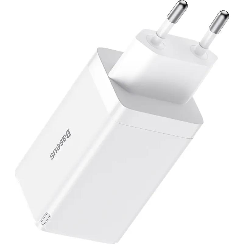 Сетевое зарядное устройство Baseus GaN5 Pro 65W White - CCGP120202 - фото 4
