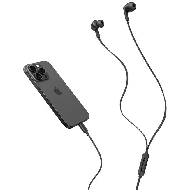 Гарнитура Belkin SoundForm ANC Wired Earbuds (USB-C) Black - G3H0003hqBK - фото 4