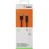 Кабель USB A (M) - USB B (M), 1.8м, Belkin F3U154BT1.8M